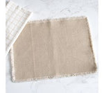 Textured Beige Cotton Placemat