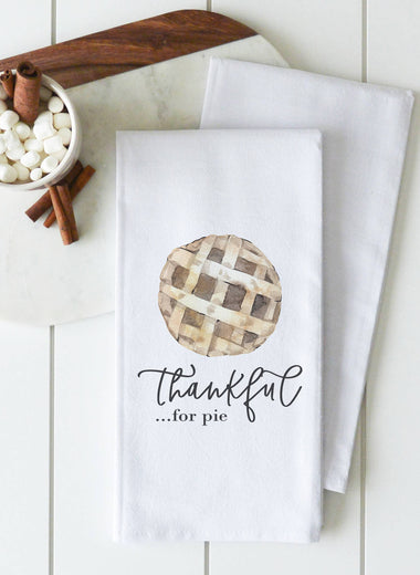 Thankful For Pie Tea Towel