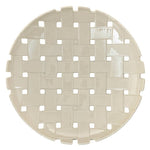 11" Ceramic Lattice Bowl - Natural