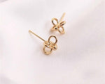 Lainey Gold Flower Studs