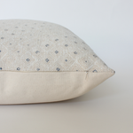 18x18 Odette Neutral Ivory Dotted Pillow Cover