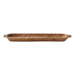 Long Wooden Bread Bowl