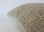 20x20 Textured Beige Throw Pillow Cover