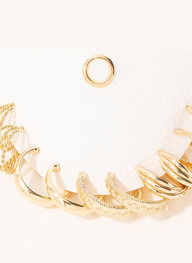 Timeless Hoop Earrings Set - Gold