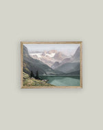 12x16 Mountain Lake View Framed Art