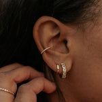 Diana Diamond Gold Hoops