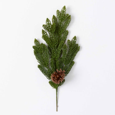12" Fir and Pinecone Pick