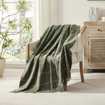Windowpane Cashmere-Like Throw - 50x60