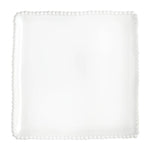 10" Ceramic Beaded Square Platter