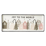 Christmas Village Ceramic Tray - Joy to the World