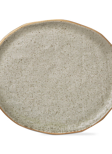 Matte Reactive Speckle Glaze Platter