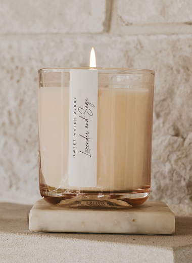 Lavender and Sage 12 oz Soy Candle