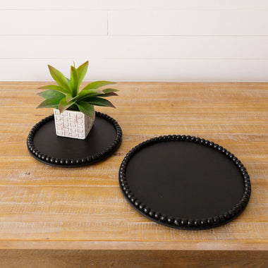 Round Beaded Tray
