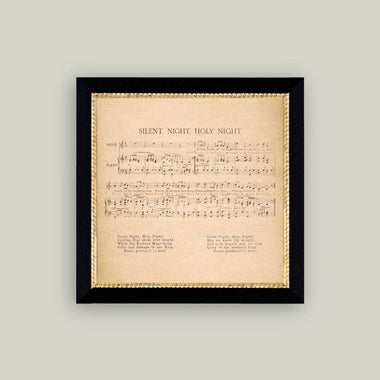 8x8 Silent Night Framed Art