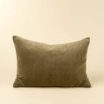 16x24 Vera Luxe Velvet Pillow - Olive