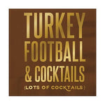 Turkey Football & Cocktails Napkins