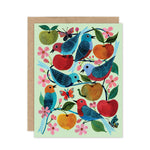 Birds & Apples Boxed Notecard - Set of 10