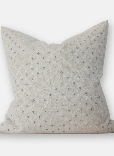 18x18 Odette Neutral Ivory Dotted Pillow Cover