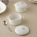 Linen Cream Round Mini Baker