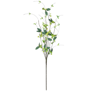 40" Berry Twig with Leaves Spray