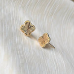Cleo Gold Clover Earrings