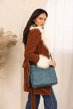 Lyla 2-in-1 Bucket Bag w/ Guitar Strap - Dark Forest Green