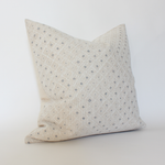22x22 Odette Neutral Ivory Dotted Pillow Cover