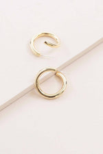 Come Back Around Hoop Earrings (14K)