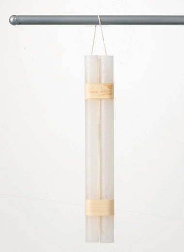White Hanging Taper Candles
