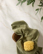 Geometry Truffle Hand Towel - Olive