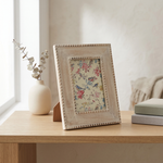 5x7 Beaded Grey Frame