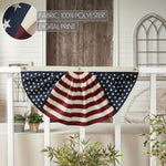 My Country Stars & Stripes Bunting 18x36"