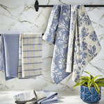 Canyon Print Floral Dishtowel S/2