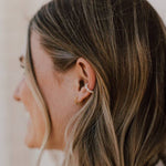 Athena Gold Hoops