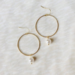 Swarovski Pearl Hoop Earrings