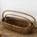 Oval Wicker Harvest Basket