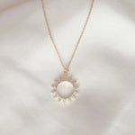 Gold Sunburst Necklace