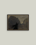 7x9 Midnight Witch Framed Art