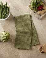 Geometry Truffle Hand Towel - Olive
