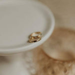 Diana Diamond Gold Hoops