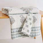 Kamira Ochre Quilted Throw - 50x60"