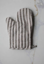 Coffee Stripe Oven Mitt