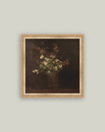 11x11 Moody Bloom Framed Art
