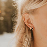 Ivy Diamond Gold Hoops