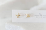 Lainey Gold Flower Studs
