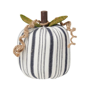 Small White Striped Pumpkin
