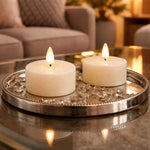 Grand Cream Tealight w/ 3D Flame