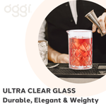 Cocktail Mixing Glass & Strainer Set