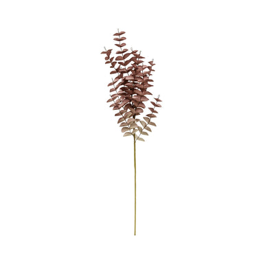 22" Burgundy Fall Ombre Eucalyptus Leaf Spray
