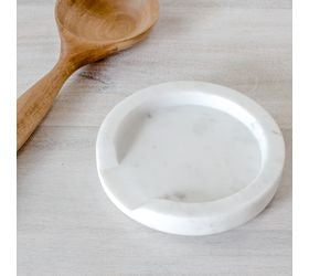 White Marble Spoon Rest